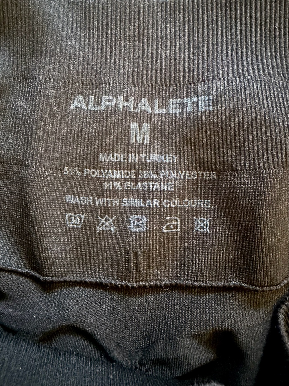 Women’s Alphalete Amplify Compression Contour Black Legging - Picture 4 of 5
